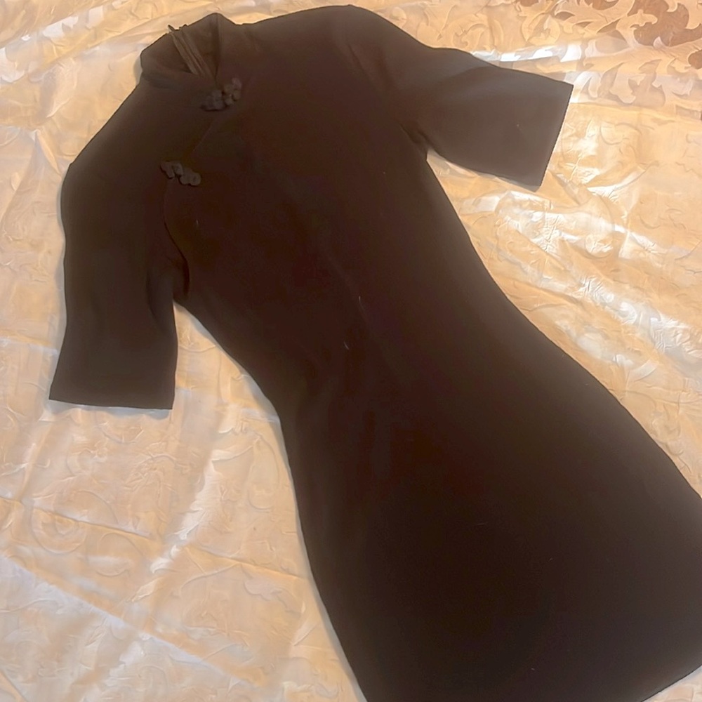 Reformation Asian inspired dress.
